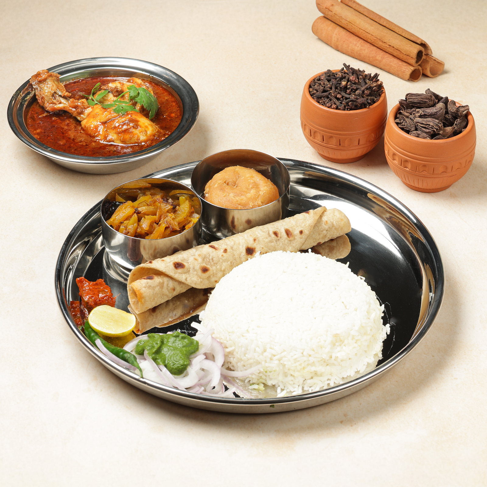 Chicken Thali